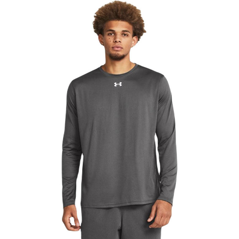 Under Armour Men's Castlerock/White Team Tech Long Sleeve