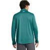 Under Armour Men's Coastal Teal/White Team Tech 1/4 Zip