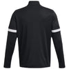 Under Armour Men's Black/White Team Knit Warm-Up Full Zip