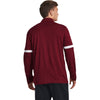 Under Armour Men's Cardinal/White Team Knit Warm-Up Full Zip