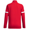 Under Armour Women's Red/White Team Knit Warm Up Full-Zip