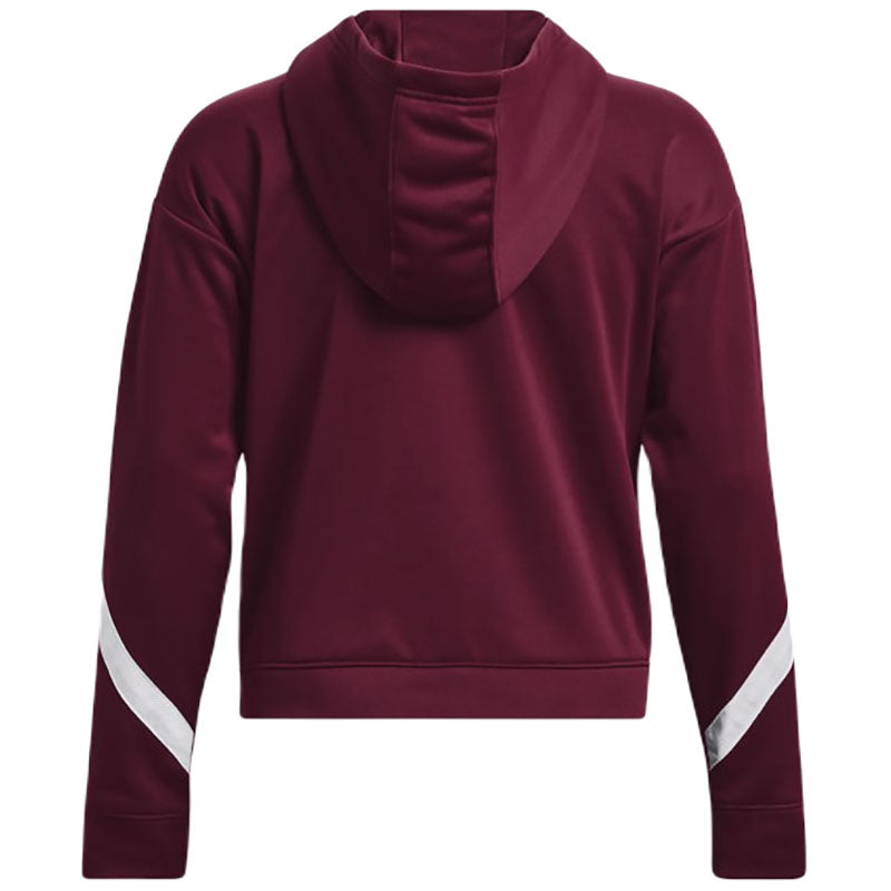 Under Armour Women's Maroon/White Storm Armour Fleece Hoodie