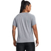 Under Armour Women's Steel Light Heather/White Athletics Short Sleeve