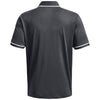 Under Armour Men's Stealth Grey/White Team Tipped Polo