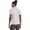 Under Armour Women's White/Mod Grey Team Tipped Polo