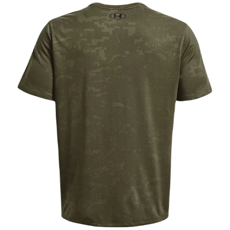 Under Armour Men's Marine OD Green/Black Tech Vent Jacquard Short Sleeve