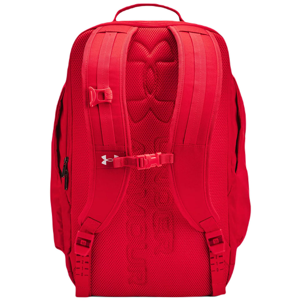 Under Armour Red/Red/Metallic Silver Contain Backpack