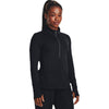 Under Armour Women's Black/Reflective Qualifier Run Half Zip