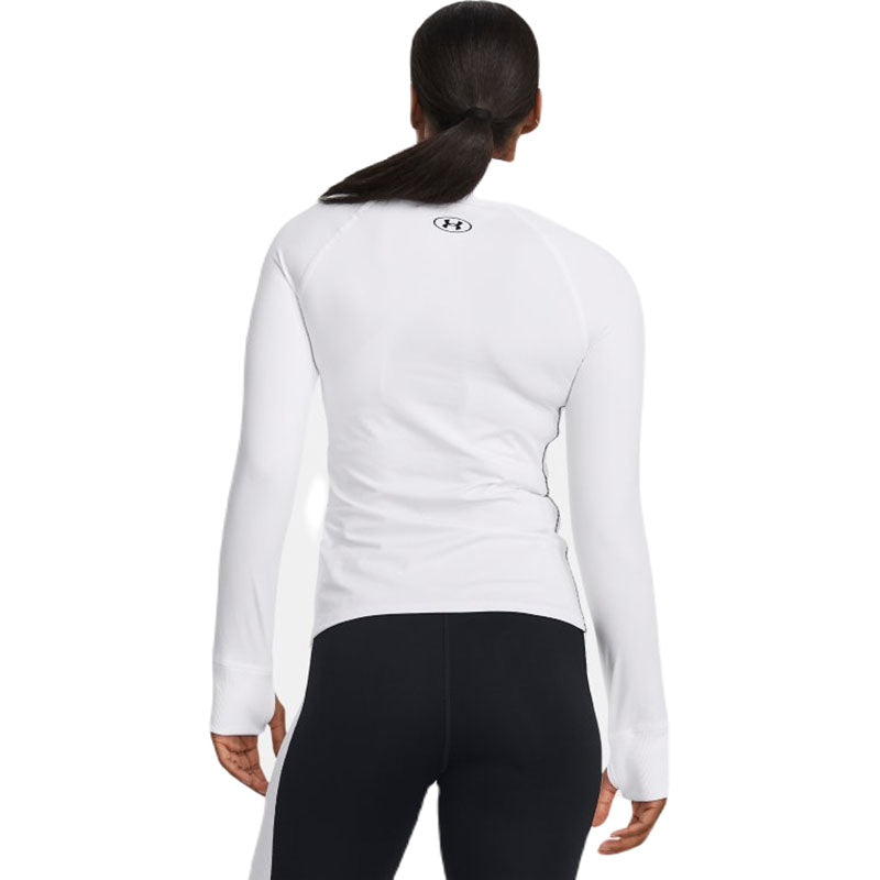 Under Armour Women's White/Black Train Cold Weather Half Zip