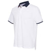 Tommy Hilfiger Men's Bright White Sanders Tipped Cotton Pique Sport Polo