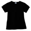 White Swan Women's Black Fundamentals Overlap V-Neck Top