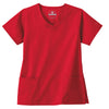 White Swan Women's Red Fundamentals Overlap V-Neck Top