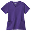 White Swan Women's Purple Fundamentals V-Neck Top