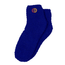 Hit Royal Blue Fuzzy Socks