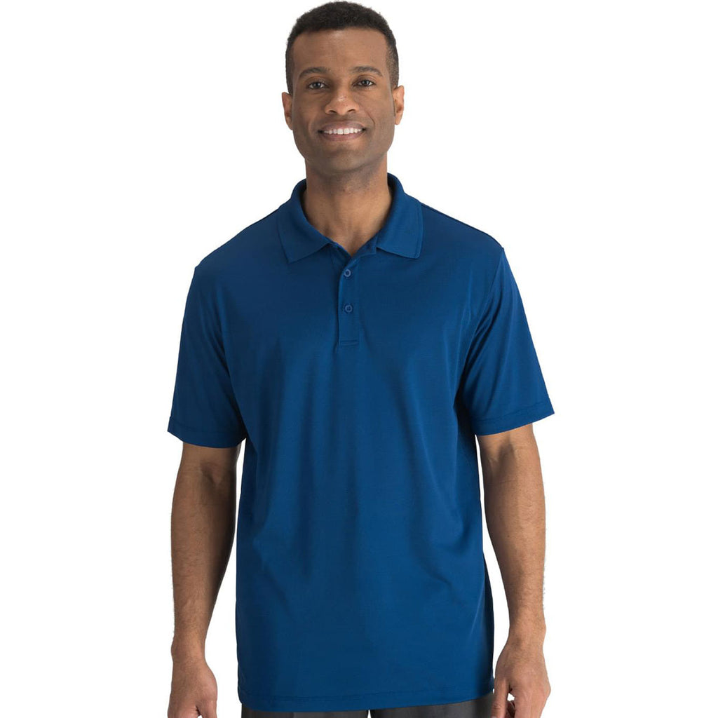 Edwards Men's Royal Mini-Pique Snag-Proof Polo