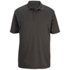 Edwards Men's Steel Grey Mini-Pique Snag-Proof Polo