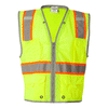 ML Kishigo Men's Lime Premium Brilliant Series Heavy-Duty Class 2 Vest