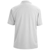 Edwards Men's White Hi-Performance Mesh Short Sleeve Polo