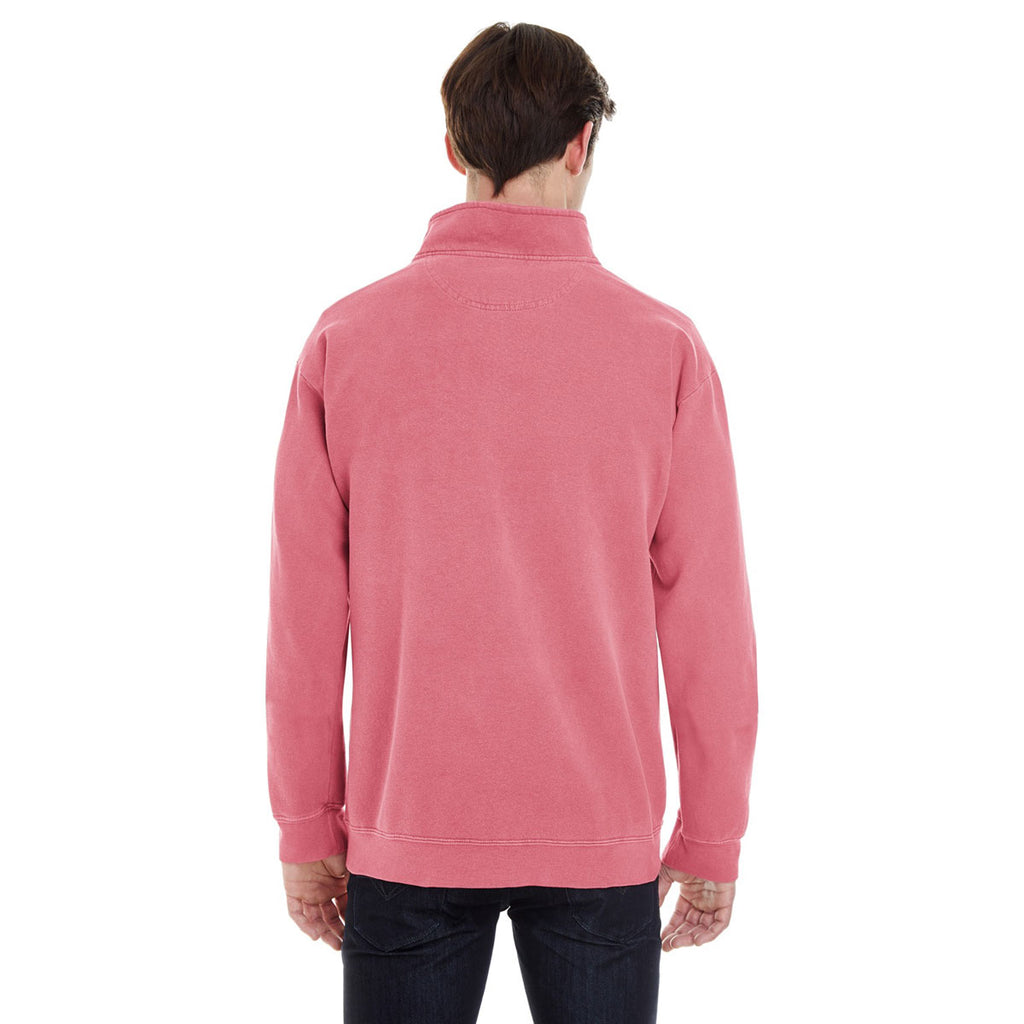 Comfort Colors Men's Crimson 9.5 oz. Quarter-Zip Sweatshirt