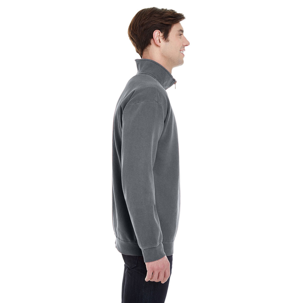 Comfort Colors Men's Pepper 9.5 oz. Quarter-Zip Sweatshirt