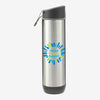 HidrateSpark Silver Steel 17oz Chug Lid Bottle