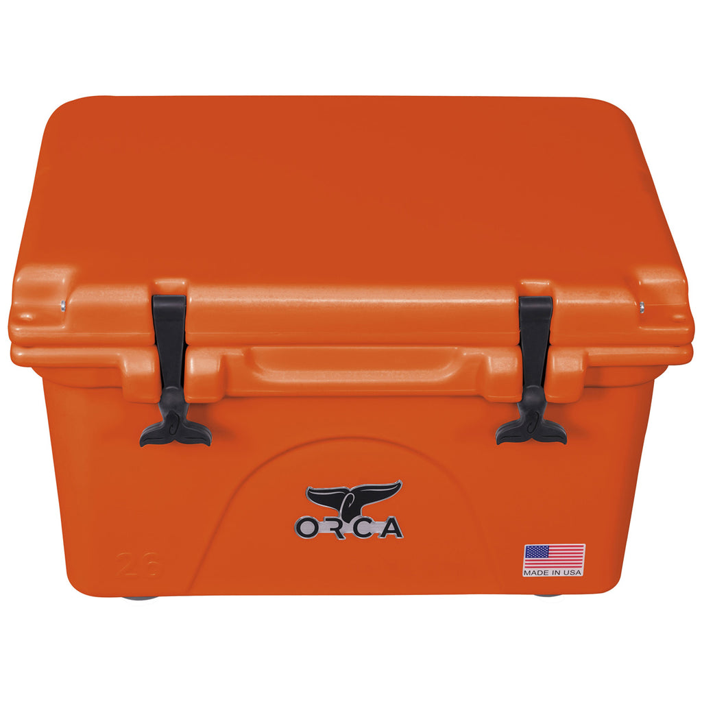 ORCA Blaze Orange 26 Quart Cooler