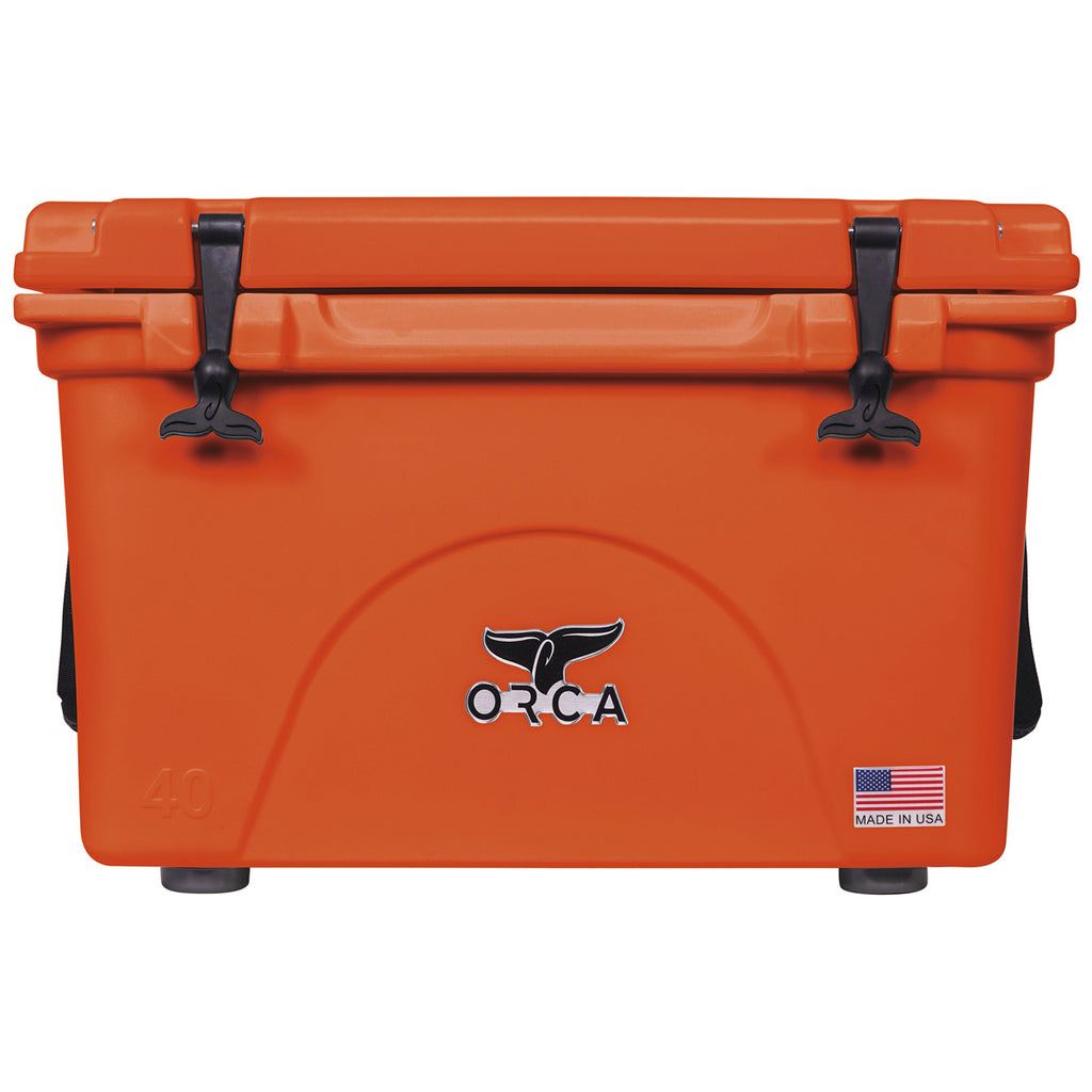 ORCA Blaze Orange 40 Quart Cooler