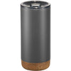 Leed's Grey Valhalla Copper Vacuum Tumbler with Cork 16oz