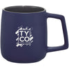 Leed's Blue Sienna Ceramic Mug 14oz