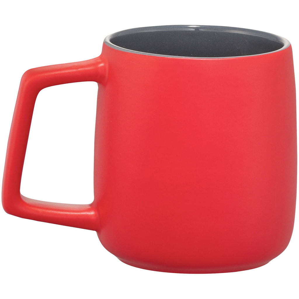 Leed's Red Sienna Ceramic Mug 14oz