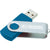 Leed's Aqua Rotate Flash Drive 8GB