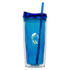 ETS Blue Geo Acrylic Tumbler 16 oz