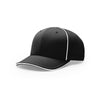 Richardson Black/White On-Field Contrasting Pulse SportMesh R-Flex Cap