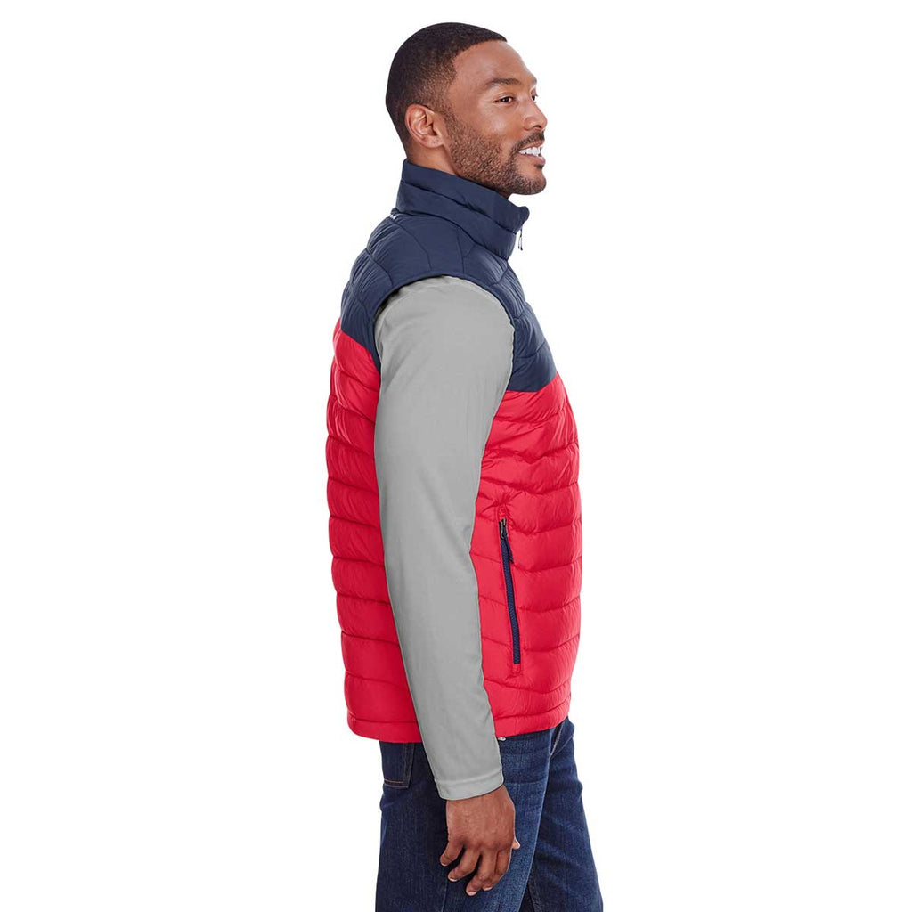 Columbia Men's Mountain Red/Collegiate Navy Powder Lite Vest