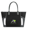 Gemline Black/Seattle Grey Balance Active Cotton Tote