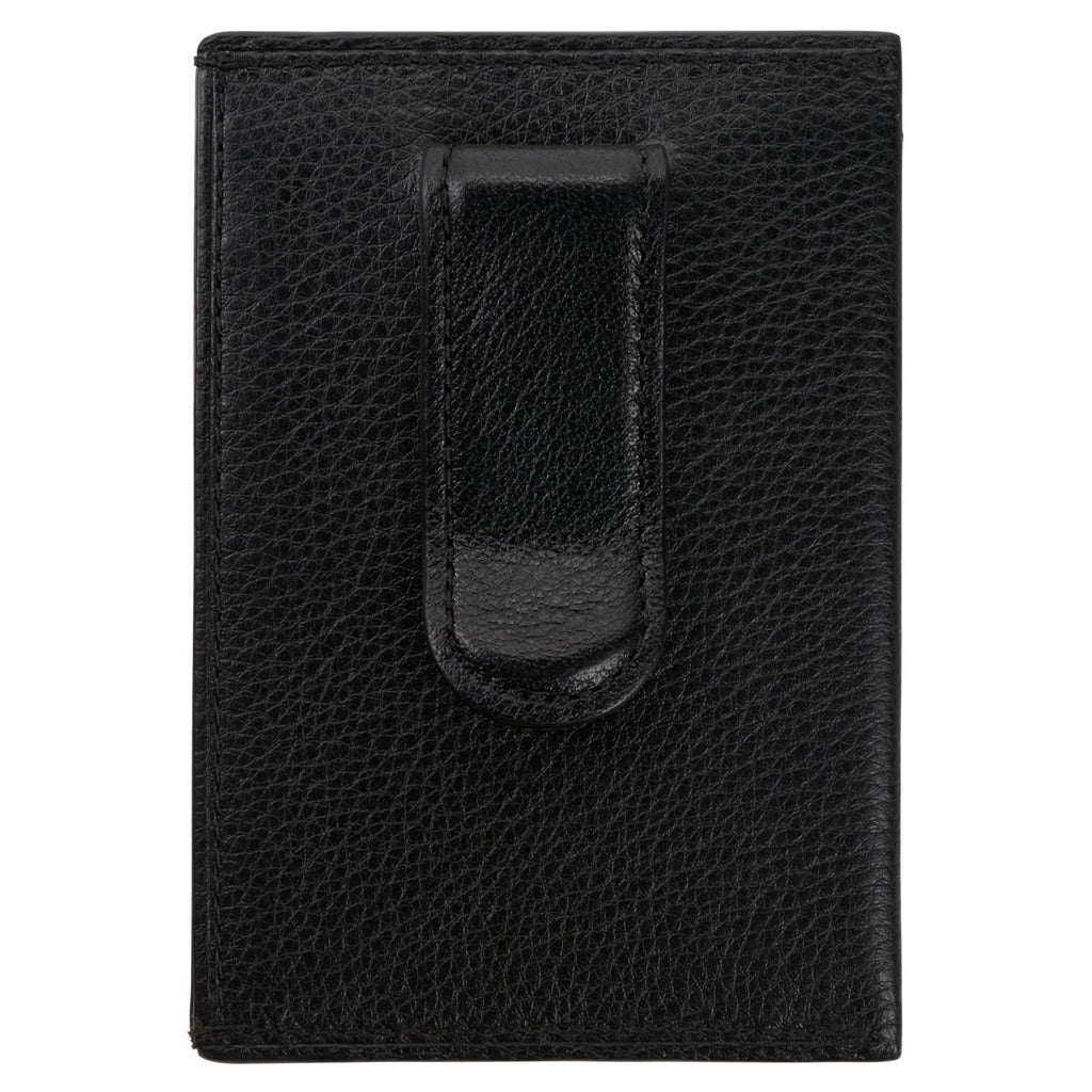 TUMI Black Nassau ID Lock Money Clip Card Case