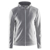 Craft Sports Men's Grey Leisure Full Zip Hood