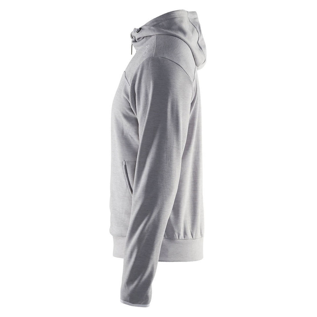 Craft Sports Men's Grey Leisure Full Zip Hood