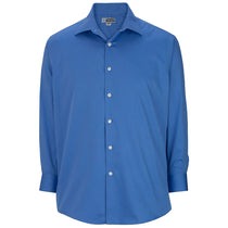 Edwards Men's French Blue Pinpoint Oxford