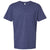 American Apparel Men's Heather Indigo CVC Henley Tee