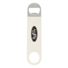 HIT White Large Vinyl Coated Stainless Steel Bottle Opener