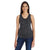 Threadfast Women's Black Blizzard Jersey Racer Tank