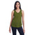 Threadfast Women's Olive Blizzard Jersey Racer Tank