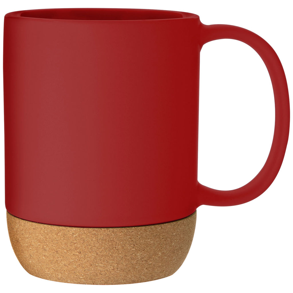 ETS Red 13 oz Beck Cork Base Mug