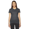 American Apparel Women's Asphalt Fine Jersey Short-Sleeve T-Shirt