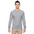 Jerzees Men's Silver 5.3 Oz Dri-Power Sport Long-Sleeve T-Shirt