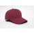 Pacific Headwear Maroon Velcro Adjustable Brushed Cotton Twill Cap