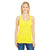 Threadfast Women's Active Yellow Spandex Performance Racer Tank