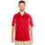 Holloway Men's Scarlet/White Avenger Short-Sleeve Polo