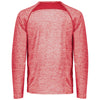 Holloway Men's Scarlet Heather Electrify Coolcore Long Sleeve Tee